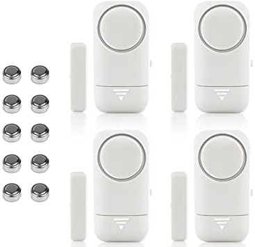 Shackcom 4pcs Alarma para Puertas