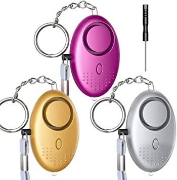 3 PCS Alarma Personal Autodefensa