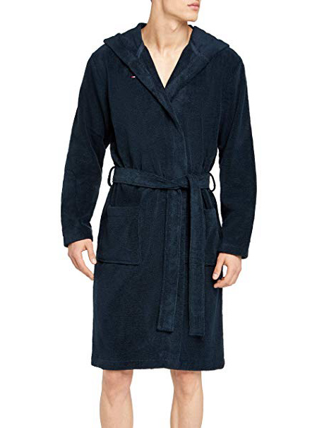 Tommy Hilfiger Icon Hooded Bathrobe Bata para Hombre