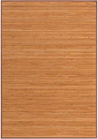 Alfombra pasillera Industrial marrón de bambú de 140 x 200 cm Factory - LOLAhome