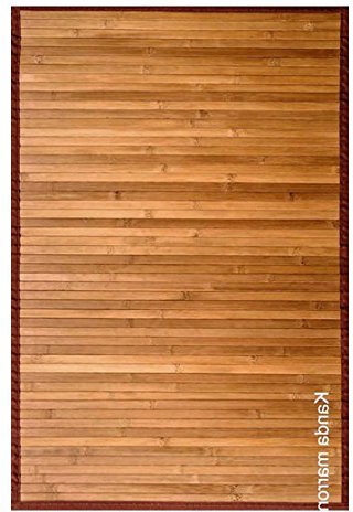 Clara Vidal Alfombra Bambú Kanda, Tela, 140x200 cm