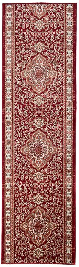 
                
                    
                    
                

                
                    
                    
                        Tapiso Colorado Alfombra de Pasillo Entrada Cocina Escalera Diseño Tradicional Rojo Crema Flores Hojas 80 x 390 cm
                    
                

                
                    
                    
                
            