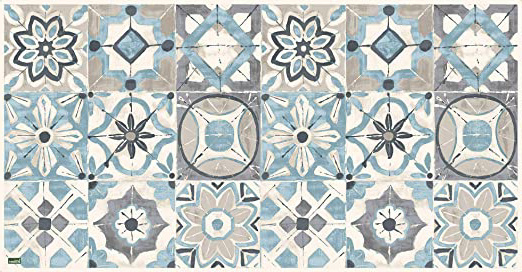 Vilber Gran Chef Kollar Alfombra, Vinilo, AZUL, 50x100x0.2cm