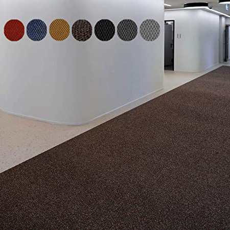 casa pura Alfombra Cocina Larga - Alfombras de Pasillo a Medida | Alfombra por Metros para Corredor, Pasillo, Cocina | Muy Robusta y Antideslizante | Hong Kong |Tabaco, 50x100 cm