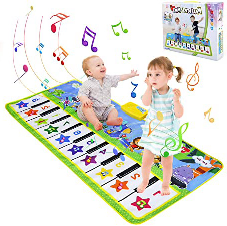 BelleStyle Alfombra para Música, 135*59cm