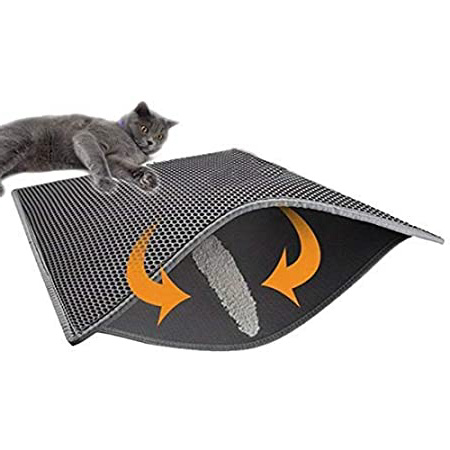 Soddyenergy - Cat Litter Pad, Doble Capa Impermeable Alfombrilla Gato con, para Proteger el Suelo y la Alfombra