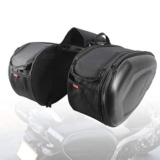 Never-hu Caja de Motocicleta Bolsa de Cuero Bolsa de Motocicleta Alforjas de Bicicleta Bolsa de Viaje de alforjas de Motocicleta