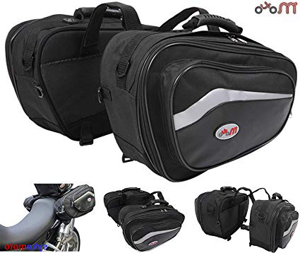 RS MOTO Alforjas de Almacenamiento para Motocicleta, Deportivas, 44 L a 60 L