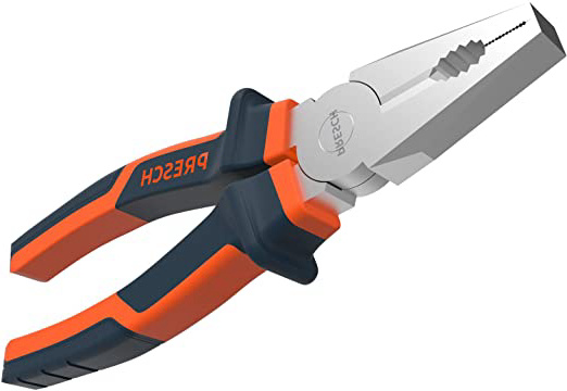 







Presch alicates universales 180 mm - templados en aceite acero CRV con mango 2 componentes y superficies dentadas






