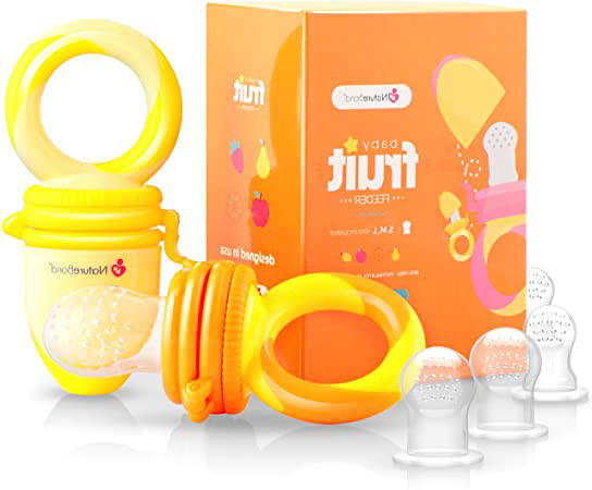 Alimentador antiahogo bebe, chupete fruta