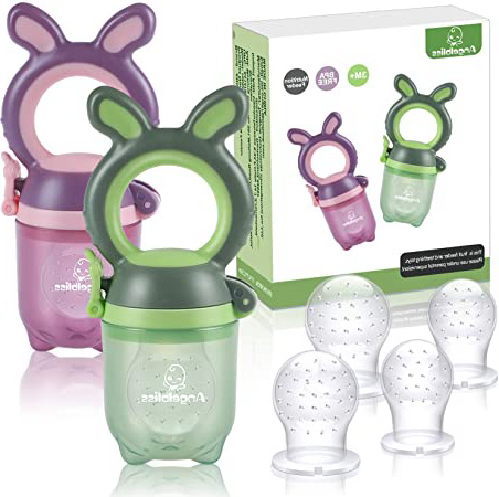 ANGELBLISS Alimentador antiahogo bebe, chupete