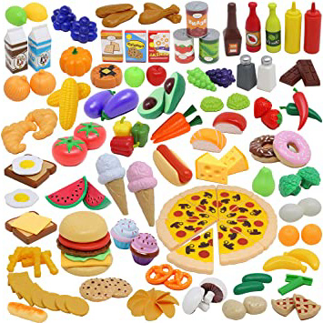 135pcs Corte de Frutas y