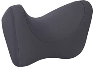 LTPAG Almohada Cervical para Coche, Reposacabezas Coche Cojin con Espuma de Memoria,LTPAG Ergonomico Almohada de Viaje Automóvil para el Alivio del Dolor de Cuello, Negro