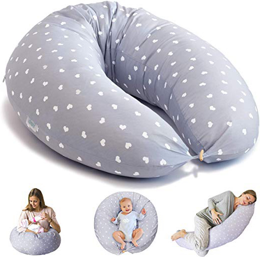 







Bamibi® Almohada Embarazada + Cojín Interno Multifuncional, Cojín Lactancia Bebé, Cama Nido Bebé, Protector Cuna Fundas 100% Algodón, Relleno 100%, Poliéster Lavable Hipoalergénico






