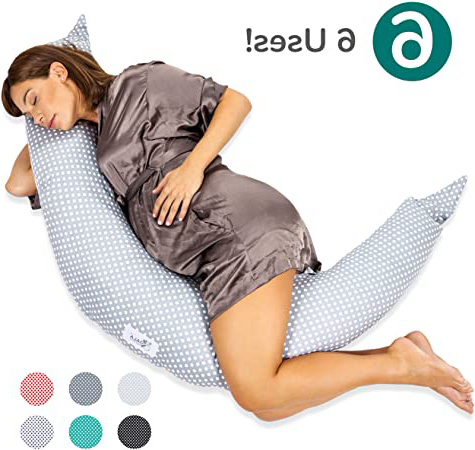 Koala Babycare® Almohada para Embarazadas para Dormir Cojin Lactancia –Soporte del Cuerpo de la Mama y del bebé – para Bebe Que Puede ser Utilizado como Cuna y Reductor de Cuna - KHUGS