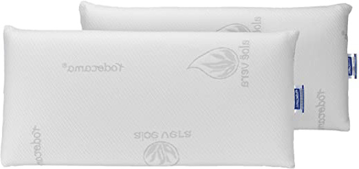 Todocama Almohada viscoelástica Aloe Vera (Pack de 2 Unidades - 70 cm)