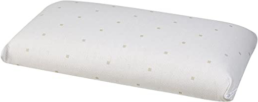 Pikolin Home - Almohada de látex natural, soporte ergonómico, 35x90cm, altura 13cm, color blanco (Todas las medidas)