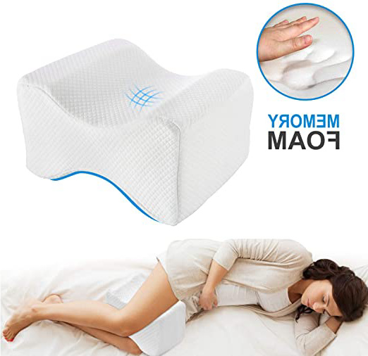 Almohadas para piernas para dormir, Cojín ortopédico para almohada con de memoria para durmientes de lado, Almohada de apoyo para la rodilla para ciático Pierna dolor de espalda de cadera Alivio