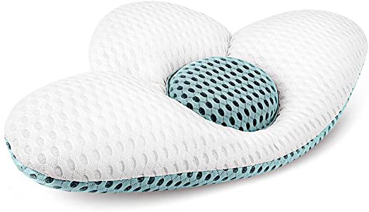 Tusscle Almohada Cojín Lumbar,Soporte Lumbar Dormir,Apoyo Lumbar cojín La Altura Ajustable Reduce la presión de la Cintura y Mejora el sueño.