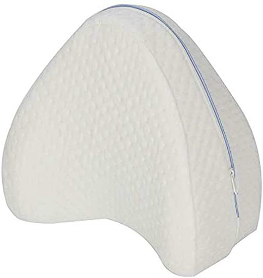 Morningtime Almohada para Piernas Rodillas, Memory Foam, Cojin para Rodillas para Aliviar Ciatica, Espalda, Articulaciones, Dolores De Embarazo, Facilita El Dormir De Lado