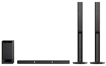 Sony HTRT4 - Barra de Sonido (5.1 Canales con Altavoces Traseros, 600 W, Bluetooth, NFC, Amplificador Digital S-Master, USB) Negro