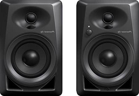 Pioneer DM-40 altavoz De 2 vías Negro Alámbrico RCA / 3.5mm - Altavoces (De 2 vías, 2.0 canales, Alámbrico, RCA / 3.5mm, 4 Ω, Negro)