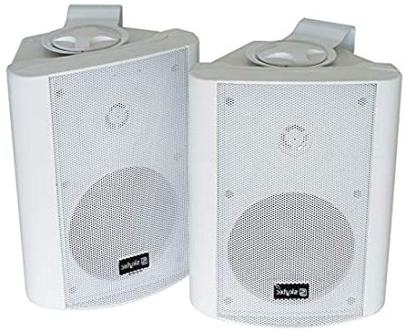Skytec Conjunto de altavoces stereo, 2-vias, 100W max, Blanco - Pareja