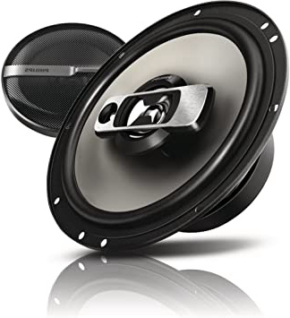 Philips PHICSP630 - Altavoces coaxiales para Coche (16.5 cm, 6.5", 3 vías, 210 W) Color Negro