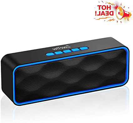ZoeeTree S1 Altavoces Bluetooth, Bluetooth 5.0, Altavoz Portatil Bluetooth, Estereo, al Aire Libre, con HD Audio y Manos Libres, Radio FM Antena Construido, USB, Llamadas Manos Libres y TF.