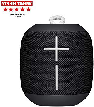 Ultimate Ears Wonderboom Altavoz Portátil Inalámbrico Bluetooth, Sonido Envolvente de 360°, Impermeable, Conexión de 2 Altavoces para Sonido Potente, Batería de 10 h, color Negro