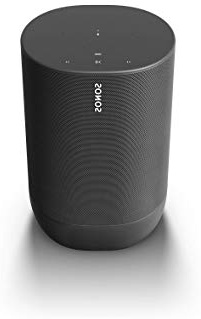 Sonos Move - Altavoz Inteligente con Alexa integrada, portátil y Resistente, con batería integrada, para Escuchar música Dentro y Fuera de casa, Color Negro