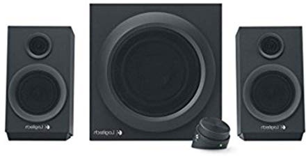 Logitech Z333 2.1 Sistema de Altavoces con Subwoofer, Sonido Impactante, 80 Vatios de Pico, Graves Potentes, Entradas de 3,5 mm/RCA,PC/PS4/Xbox/TV/Móvil/Tablet/Reproductor de Música , Negro