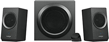 Logitech Z337 Sistema de Altavoces, Subwoofer, Sonido Pleno, 50W de Pico, Graves Profundes, Entrada Audio 3,5mm/RCA, Bluetooth, Mando , PC/PS4/Xbox/TV/Smartphone/Tablet/Reproductor de Música , Negro