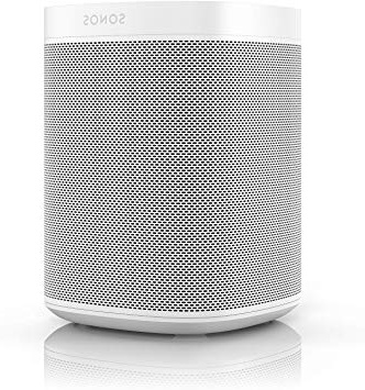 Sonos One altavoz inteligente con control por voz de Amazon Alexa & asistente de Google, conexión wifi y compatibilidad con AirPlay en dispositivos iOS, color blanco