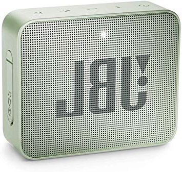 JBL GO 2 - Altavoz inalámbrico portátil con Bluetooth, resistente al agua (IPX7), hasta 5 h de reproducción con sonido de alta fidelidad, verde
