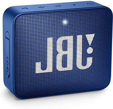 JBL GO 2 - Altavoz inalámbrico portátil con Bluetooth, resistente al agua (IPX7), hasta 5 h de reproducción con sonido de alta fidelidad, azul
