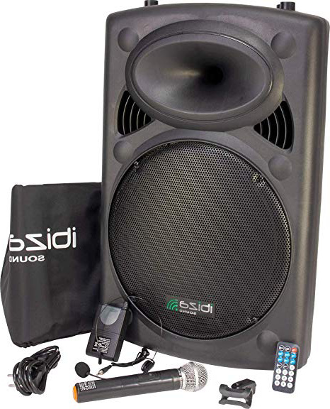 Ibiza Sound PORT15VHF-BT Sistema de sonido portátil y autónomo de 15"/38 cm, 800 W