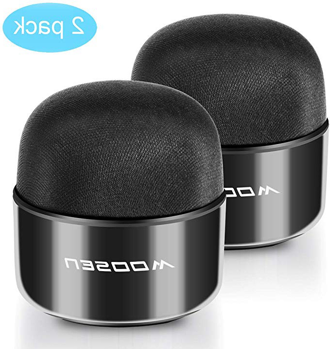 【Cierto Sonido estéreo】 moosen Two Speakers Pairing Form HD Surround Sonido Estéreo Altavoz Bluetooth, TWS Altavoz Bluetooth Inalámbrico Portátil para Casa Partido Película TV Outdoor - 2 Pack