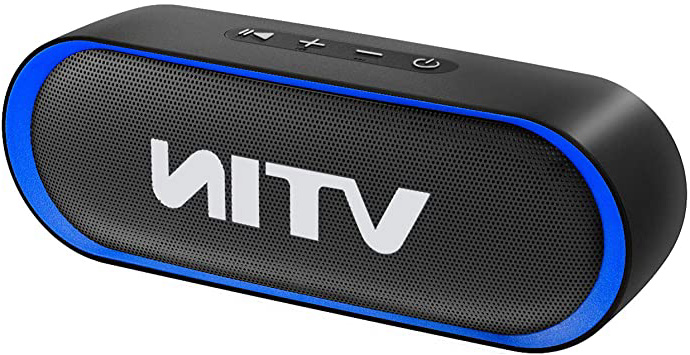 VTIN R4 Altavoz Bluetooth 12W, Altavoz Portatil Bluetooth 5.0, 24H de Reproducción, Altavoz Exterior con Micrófono, AUX/TF, para Móvil, Tabletas, MP3, Fiestas, Viajes
