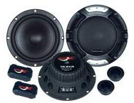 Renegade RX6.2C Ovalado De 2 vías 200W Altavoz Audio - Altavoces para Coche (De 2 vías, 200 W, 100 W, 4 Ω, Neodimio, 5,7 cm)