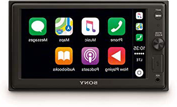 Sony XAV-AX1000 - Reproductor 2DIN para coche (Apple CarPlay, bluetooth y NFC, pantalla táctil de 6,2", control por voz, EXTRA BASS, Siri Eyes Free y potencia de 55W x 4, sonido DSO), negro