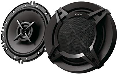 Sony XSFB1620E.EUR - Altavoces coaxiales (2 vías de 16 cm, Potencia máxima 260 W, Potencia Nominal 45 W), Negro