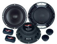 Renegade RX6.2C Ovalado De 2 vías 200W Altavoz Audio - Altavoces para Coche (De 2 vías, 200 W, 100 W, 4 Ω, Neodimio, 5,7 cm)