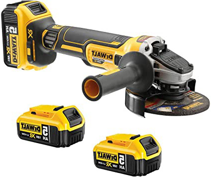 Amoladora angular inalámbrica DEWALT DCG405P3-QW