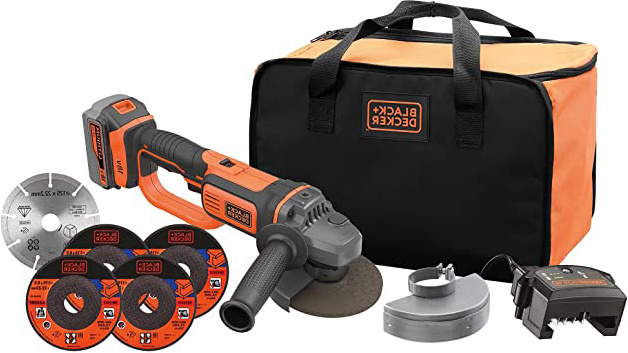 BLACK+DECKER BCG720M1-QW - Amoladora 125mm