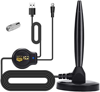 Antena TV Interior con Amplificador
