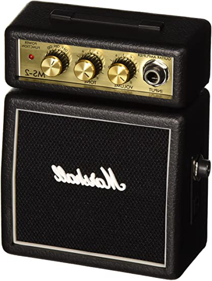 Marshall MS-2 - Amplificador para guitarra (2W, 6.3 mm), color negro