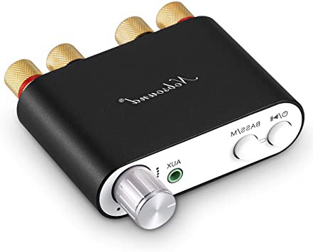 Nobsound NS-10G - Amplificador digital HiFi de 100 W con fuente de alimentación, Bluetooth, negro