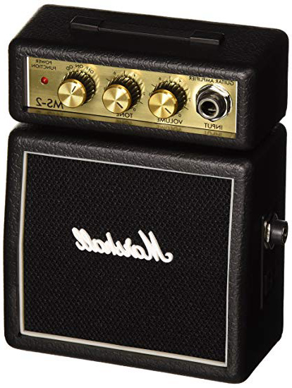 Marshall MS-2 - Amplificador para guitarra (2W, 6.3 mm), color negro