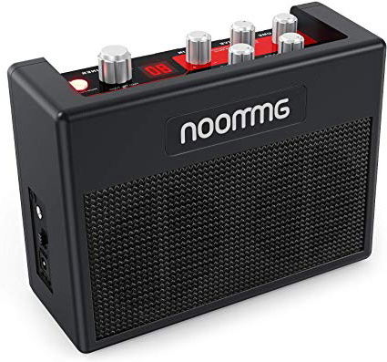 ammoon Amplificador de Guitarra Portátil POCKAMP Amplificador de 5 Vatios Multiefectos Incorporados 80 Ritmos de Batería Compatibilidad con el Sintonizador